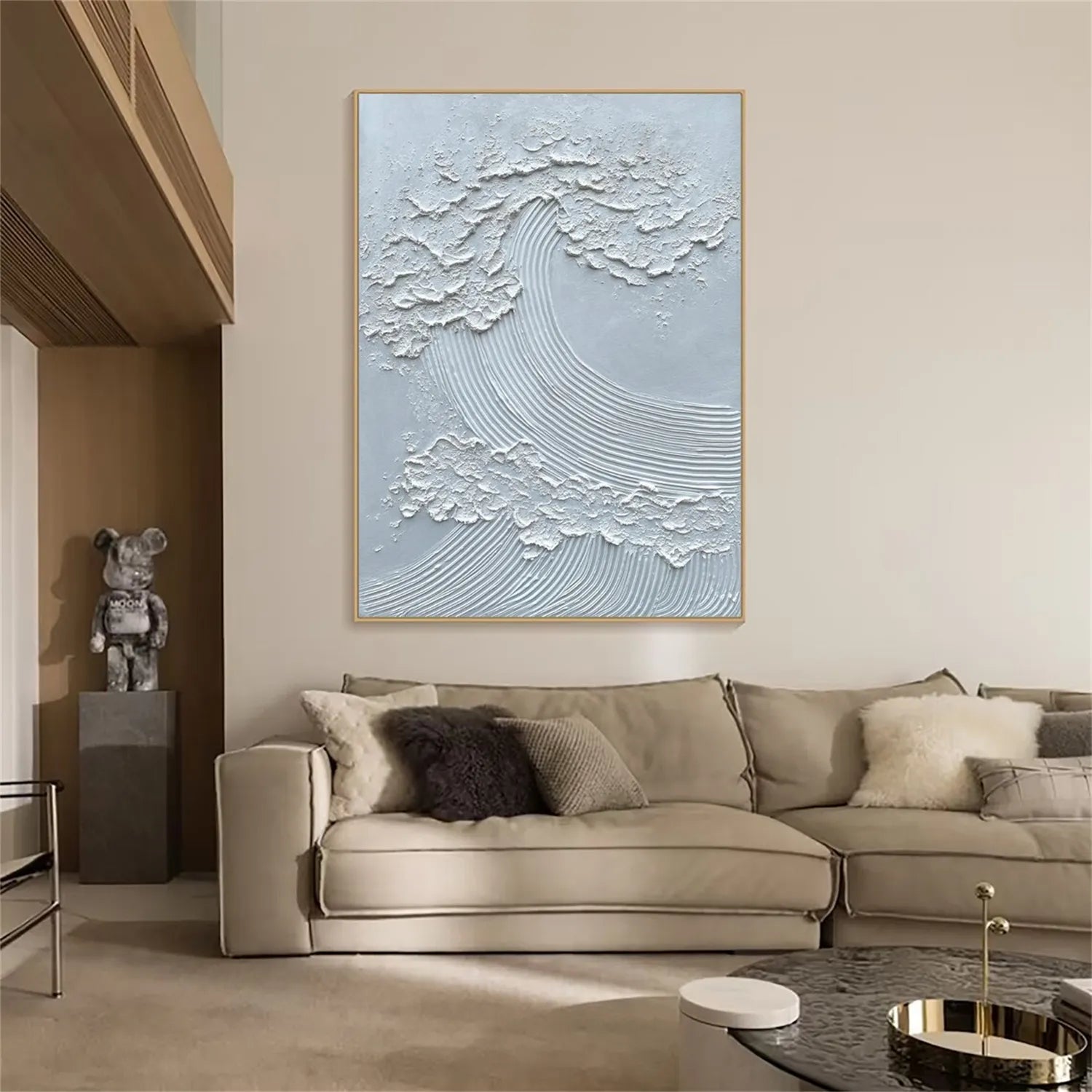 Plaster Art Minimalist Textured Painting #MM281