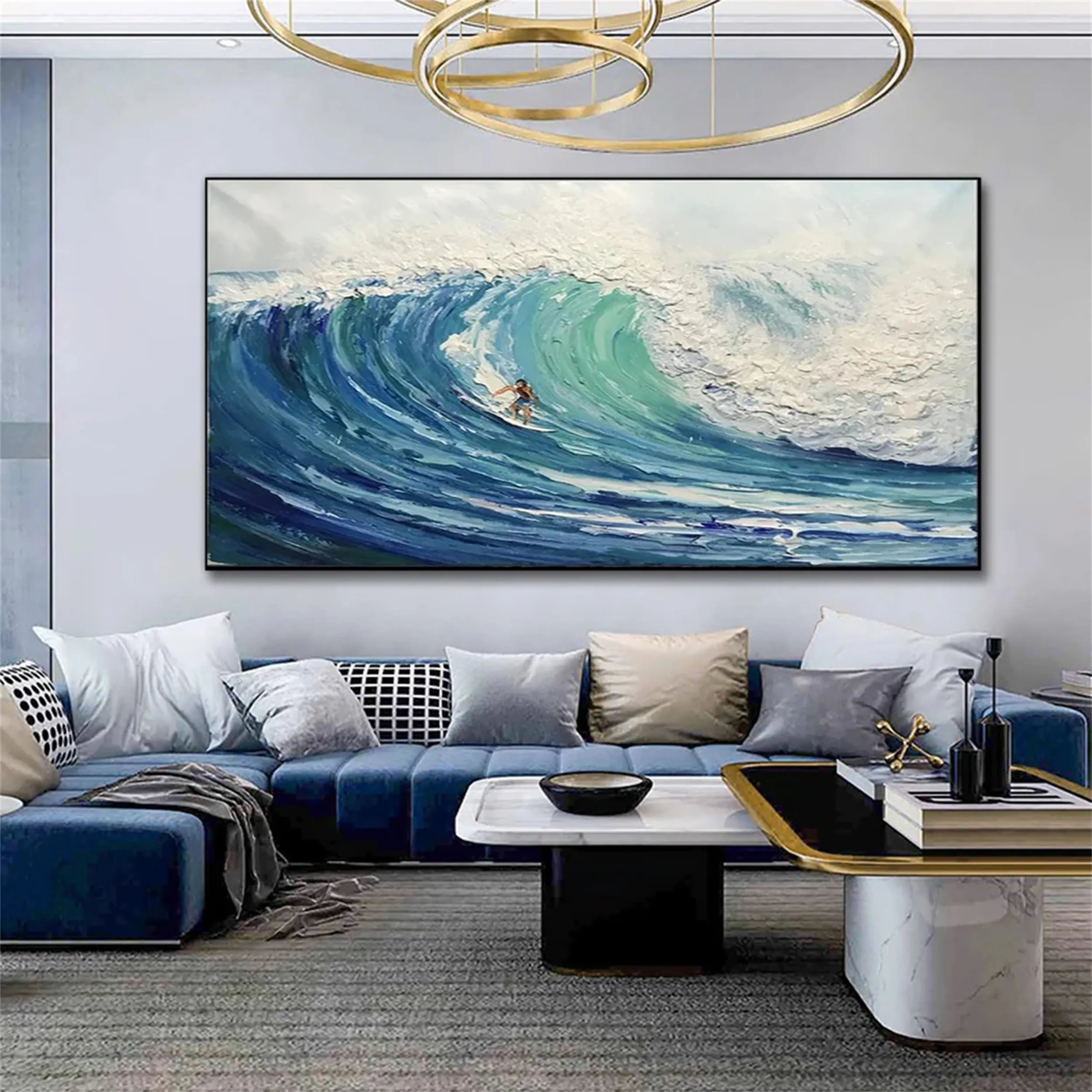 Ocean And Sky Painting #OS 123