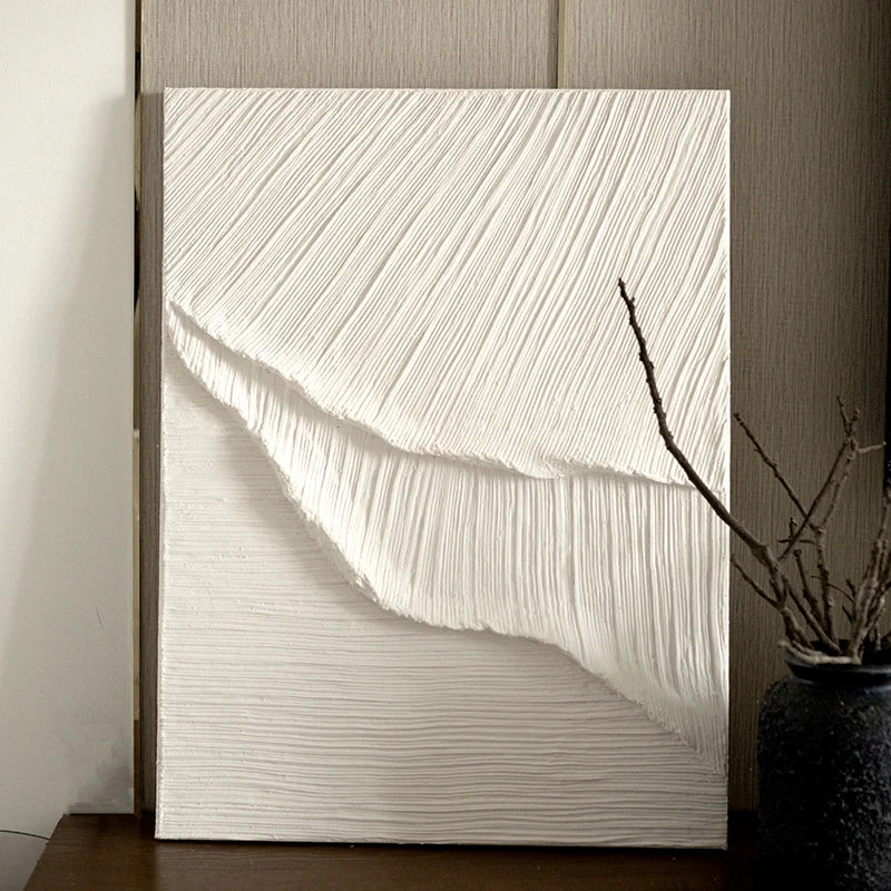 Minimalist Textured Plaster Art Painting Wall Artwork Original by Artist