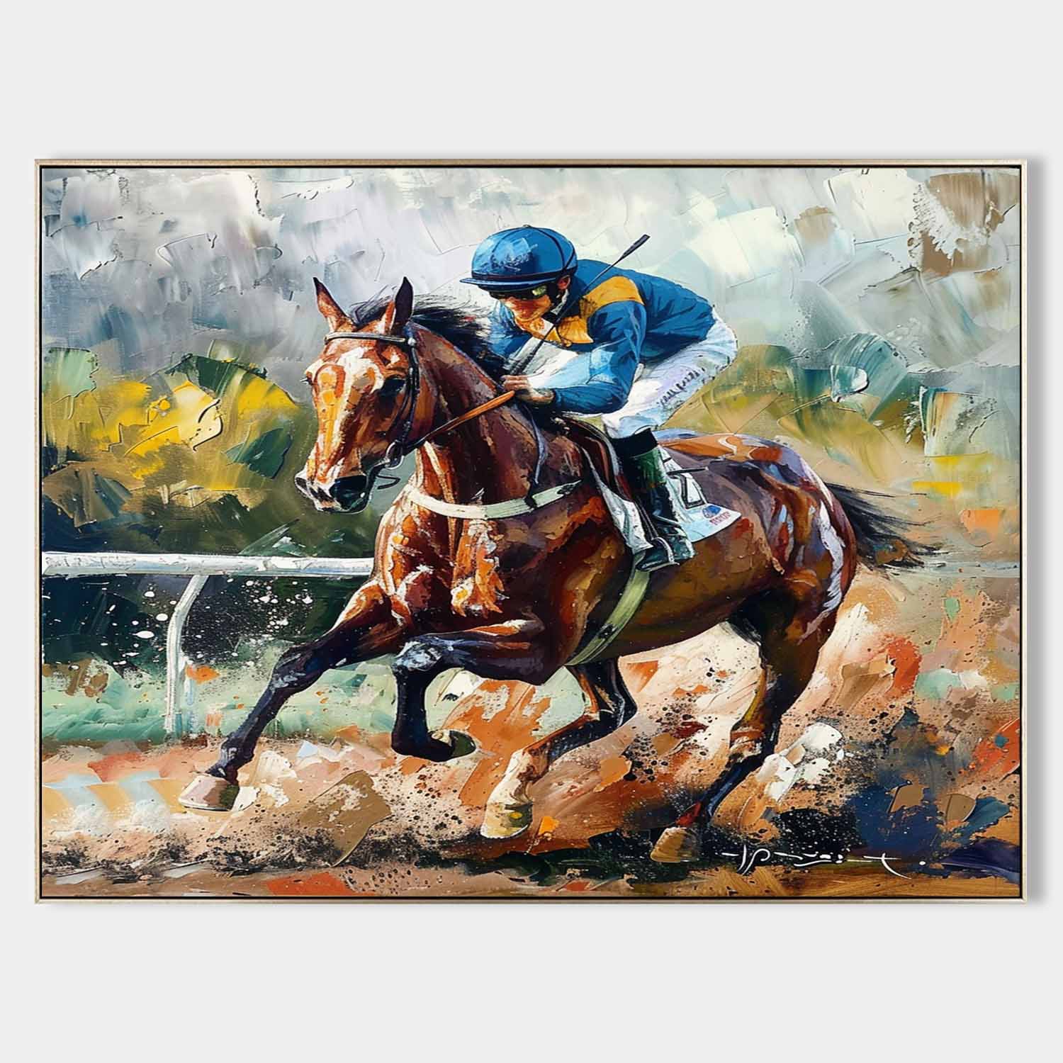 Equestrian Canvas Art for Sale Equestrian Canvas Wall Painting Decoration Equestrian Wall Art