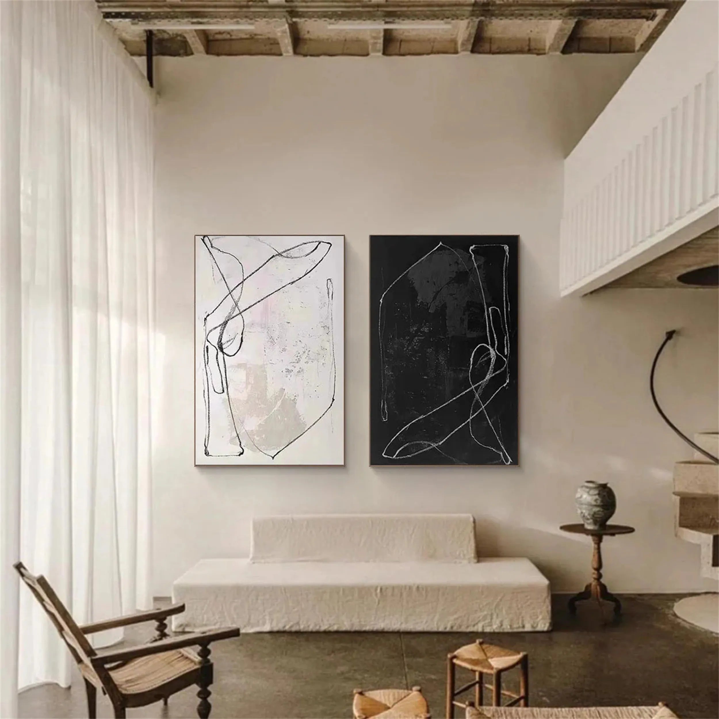 Abstract Painting Set of 2 #AB 117