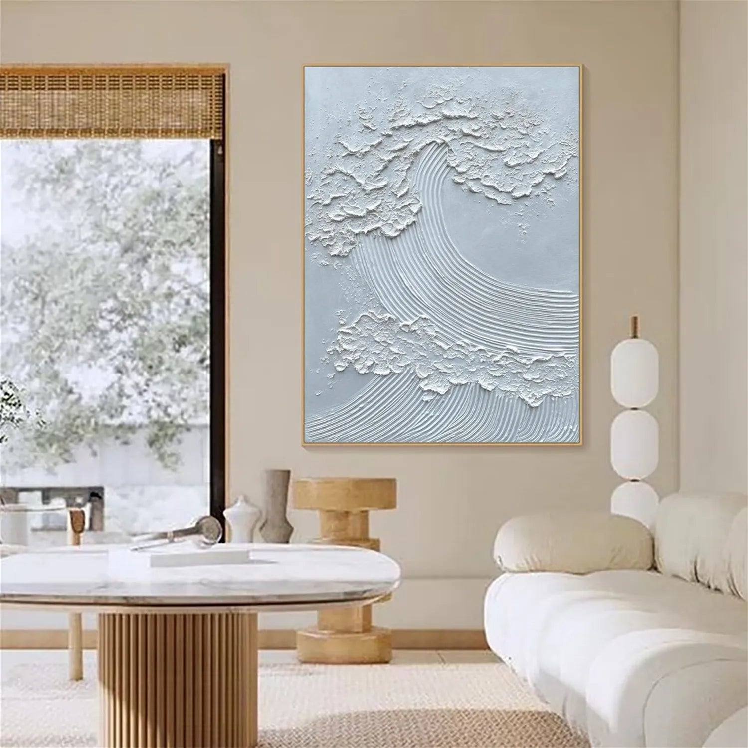 Plaster Art Minimalist Textured Painting #MM281