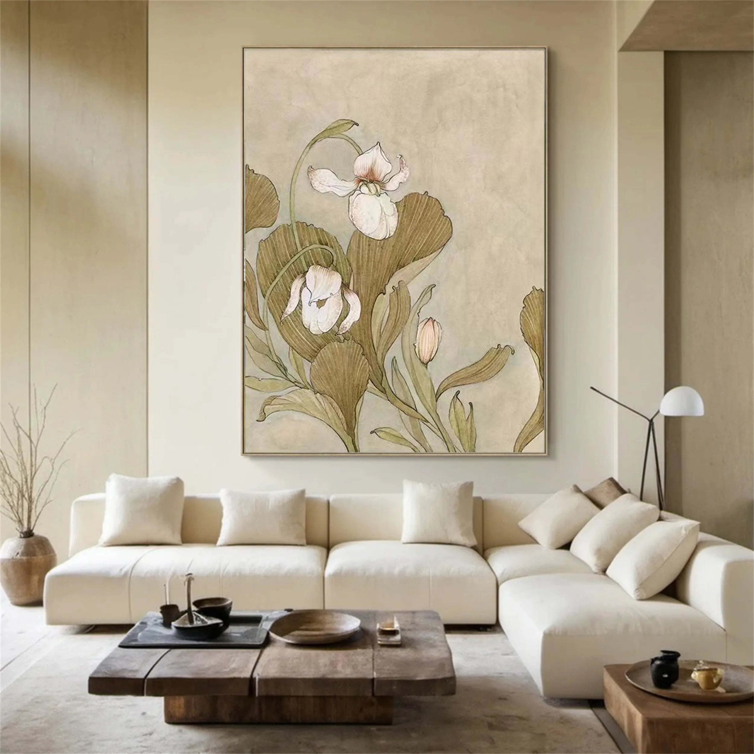 Flower & Tree Abstract Wall Art #ML024