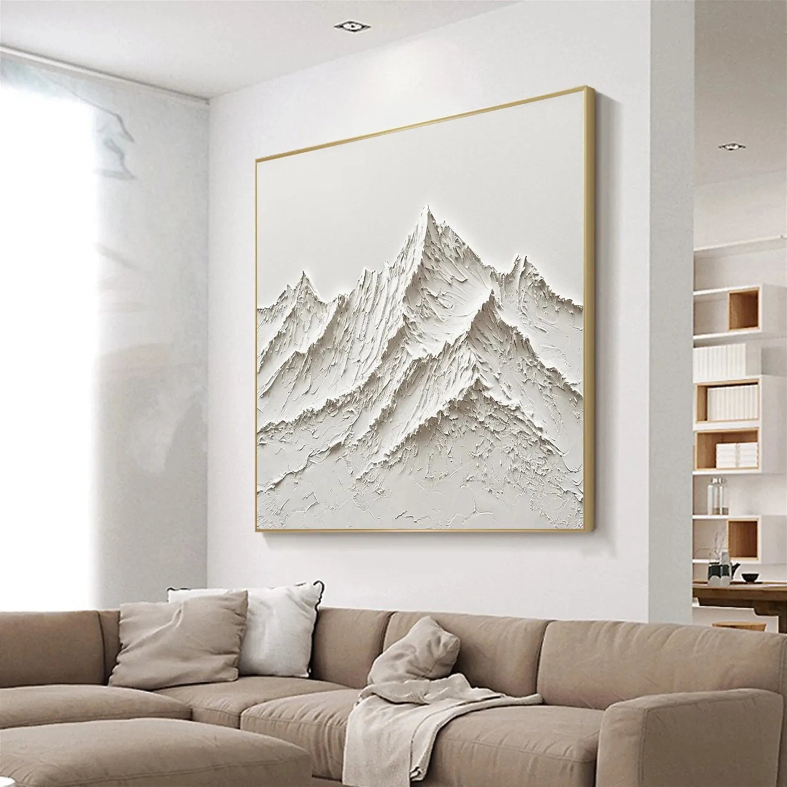 Plaster Art Minimalist Textured Painting #MM266