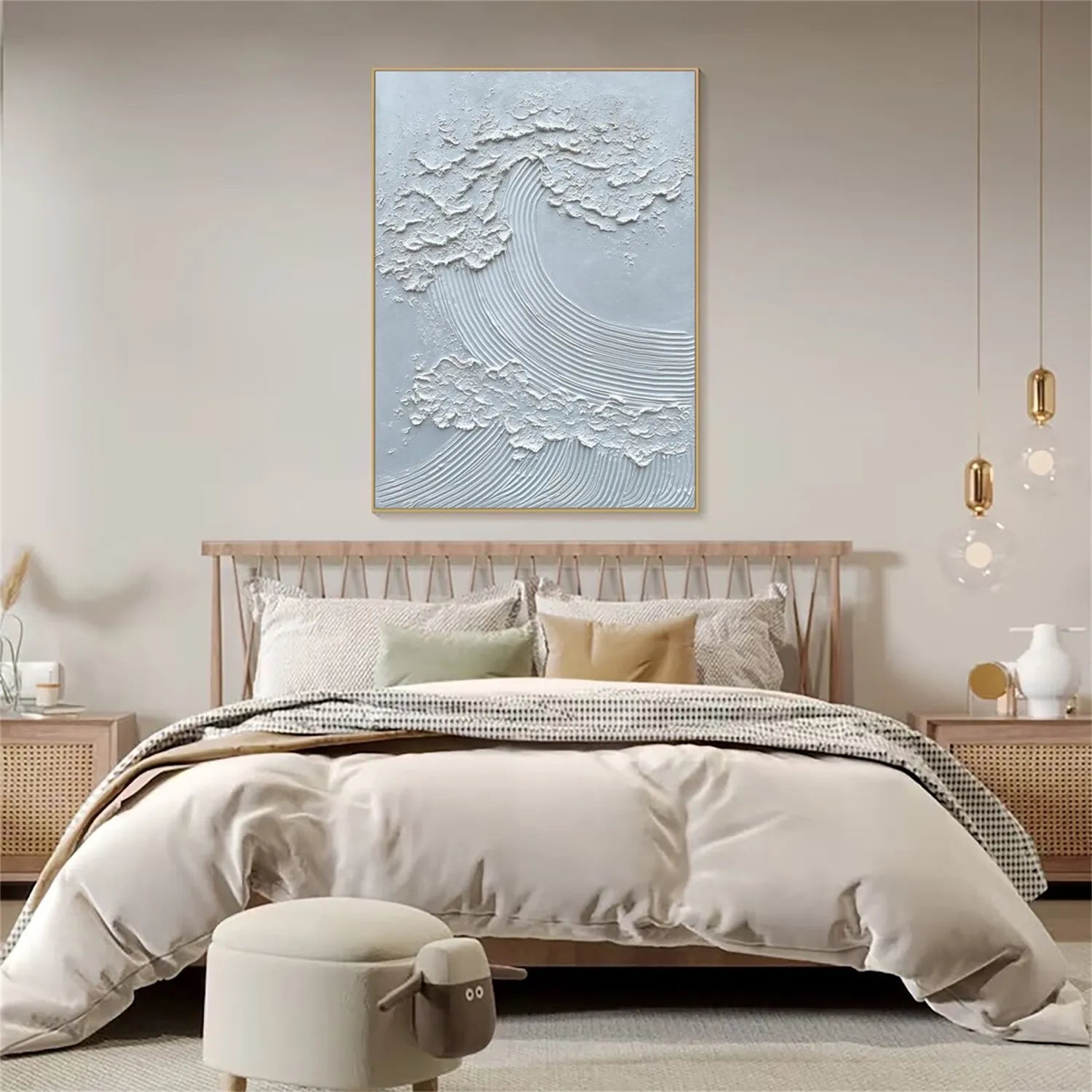 Plaster Art Minimalist Textured Painting #MM281