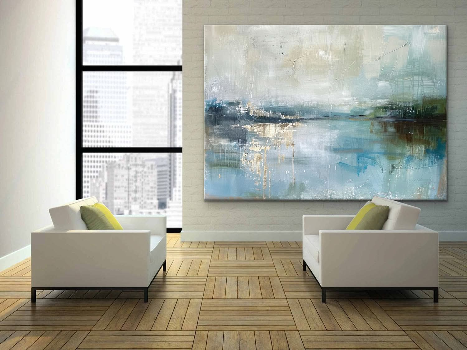 Large Modern Abstract Wall Painting for Sale Colorful Abstract Canvas Art Colored Oil Painting