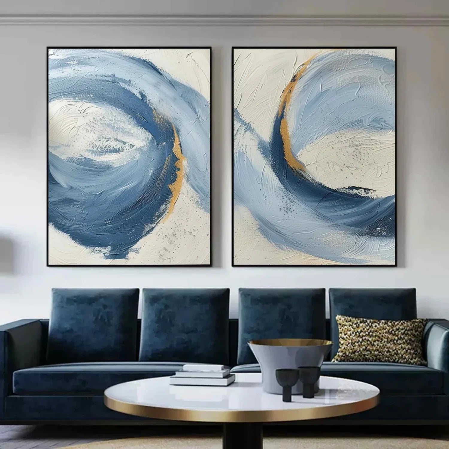 Abstract Painting Set of 2 #AB 414