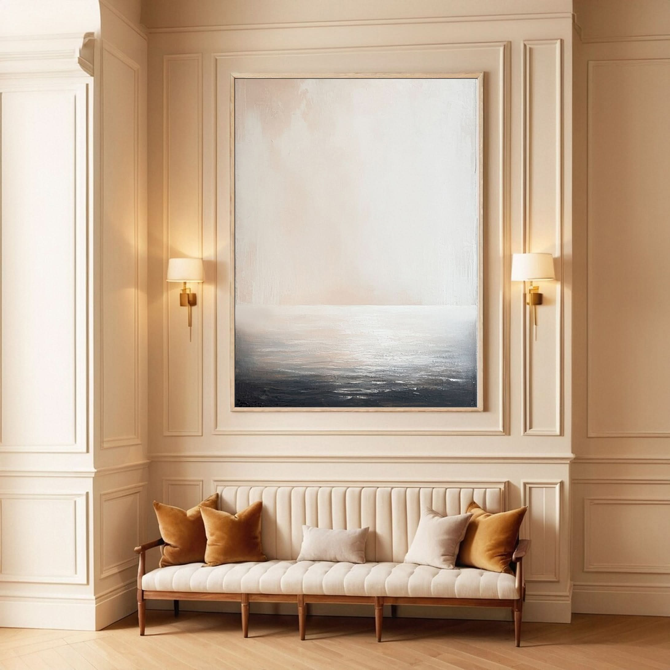 Ocean Whisper Contemporary Seascape Wall Art #BBA 039