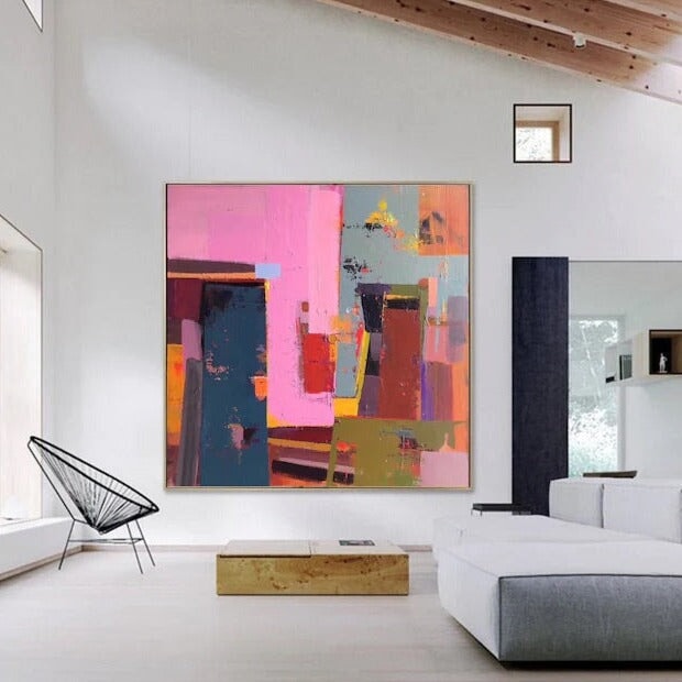 Pink Abstract Wall Art
