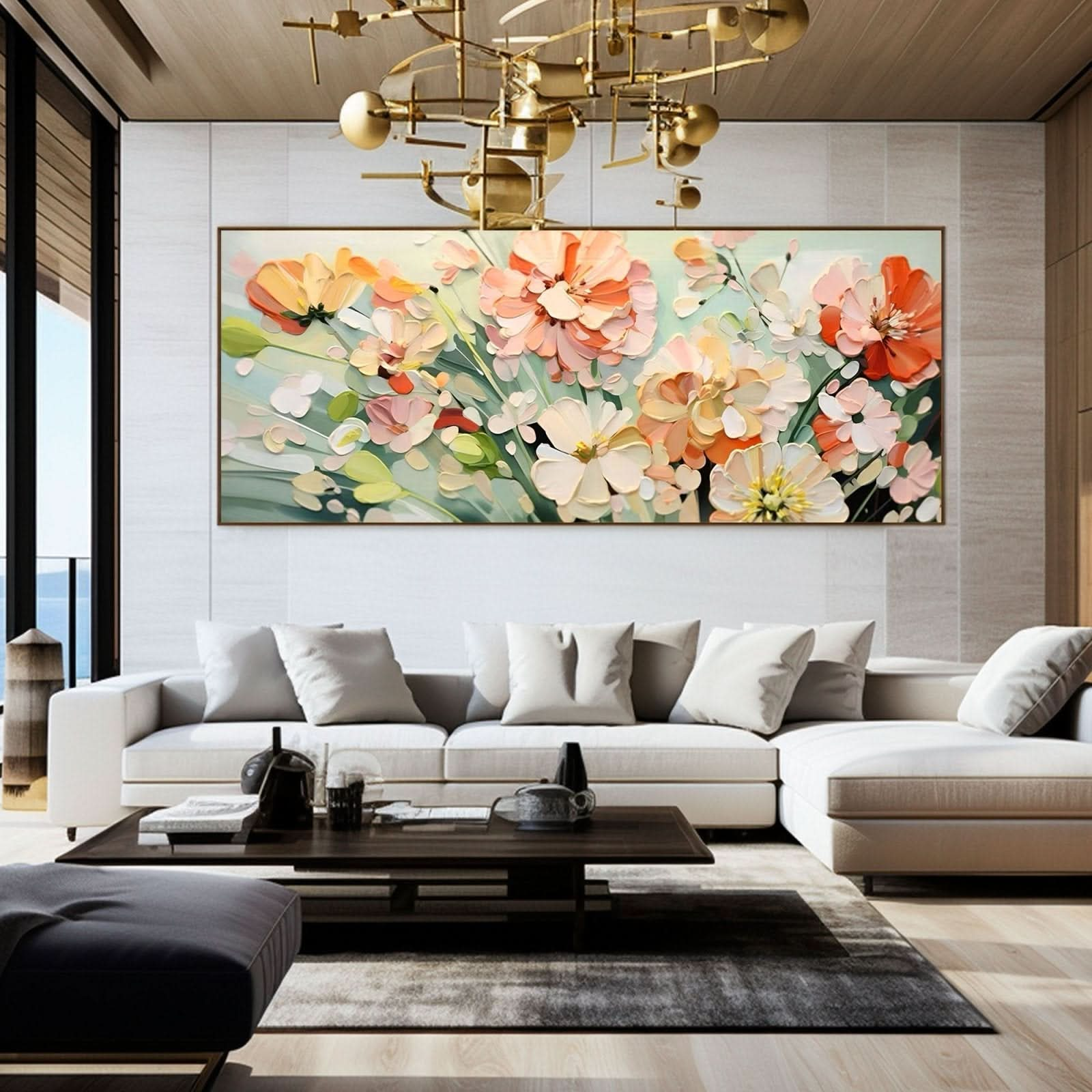 Abstract Painting "Harmony in Blossom" - nukeart