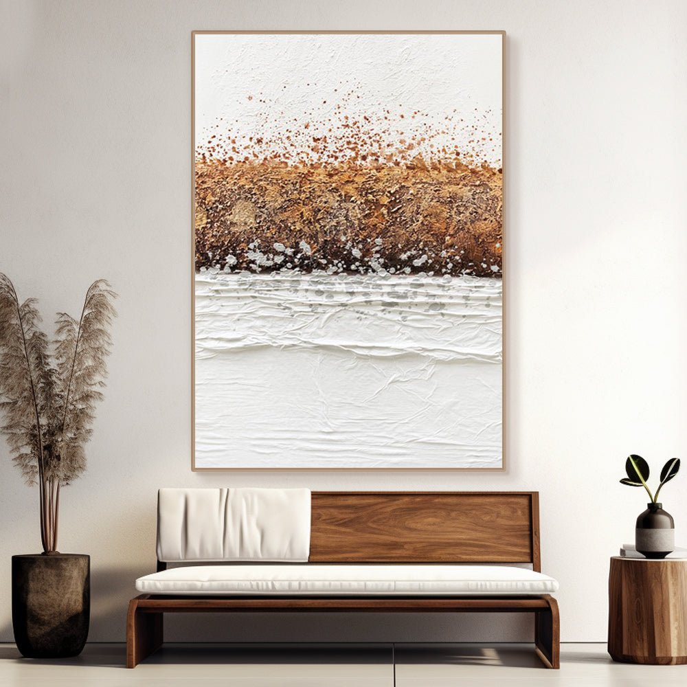 Abstract Plaster Painting "Dreamer's Horizon" - MasterGallery