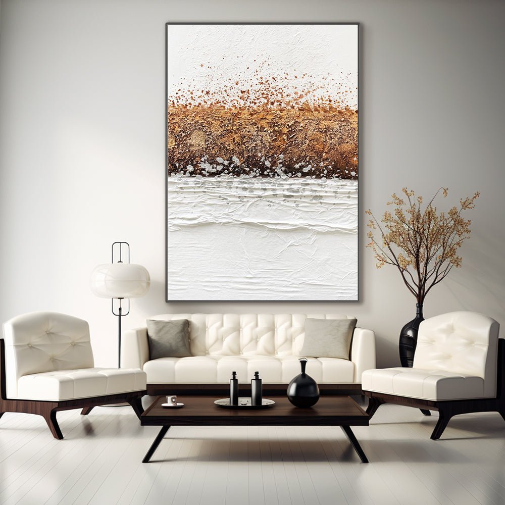 Abstract Plaster Painting "Dreamer's Horizon" - MasterGallery