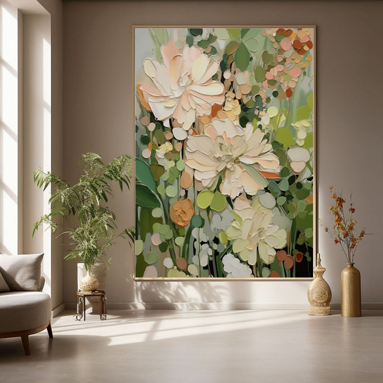 Colorful Painting "Blooming Serenade" - nukeart