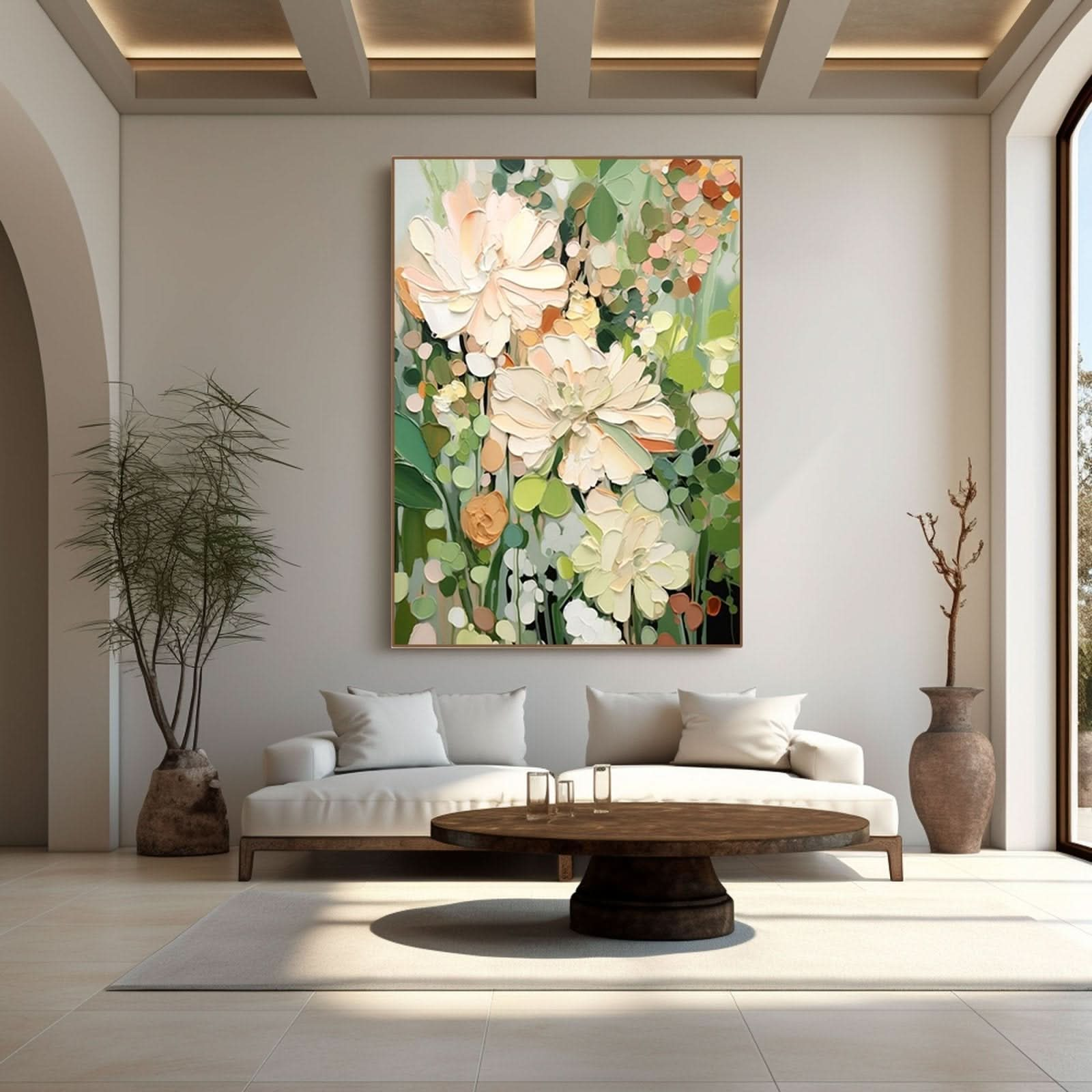 Colorful Painting "Blooming Serenade" - nukeart