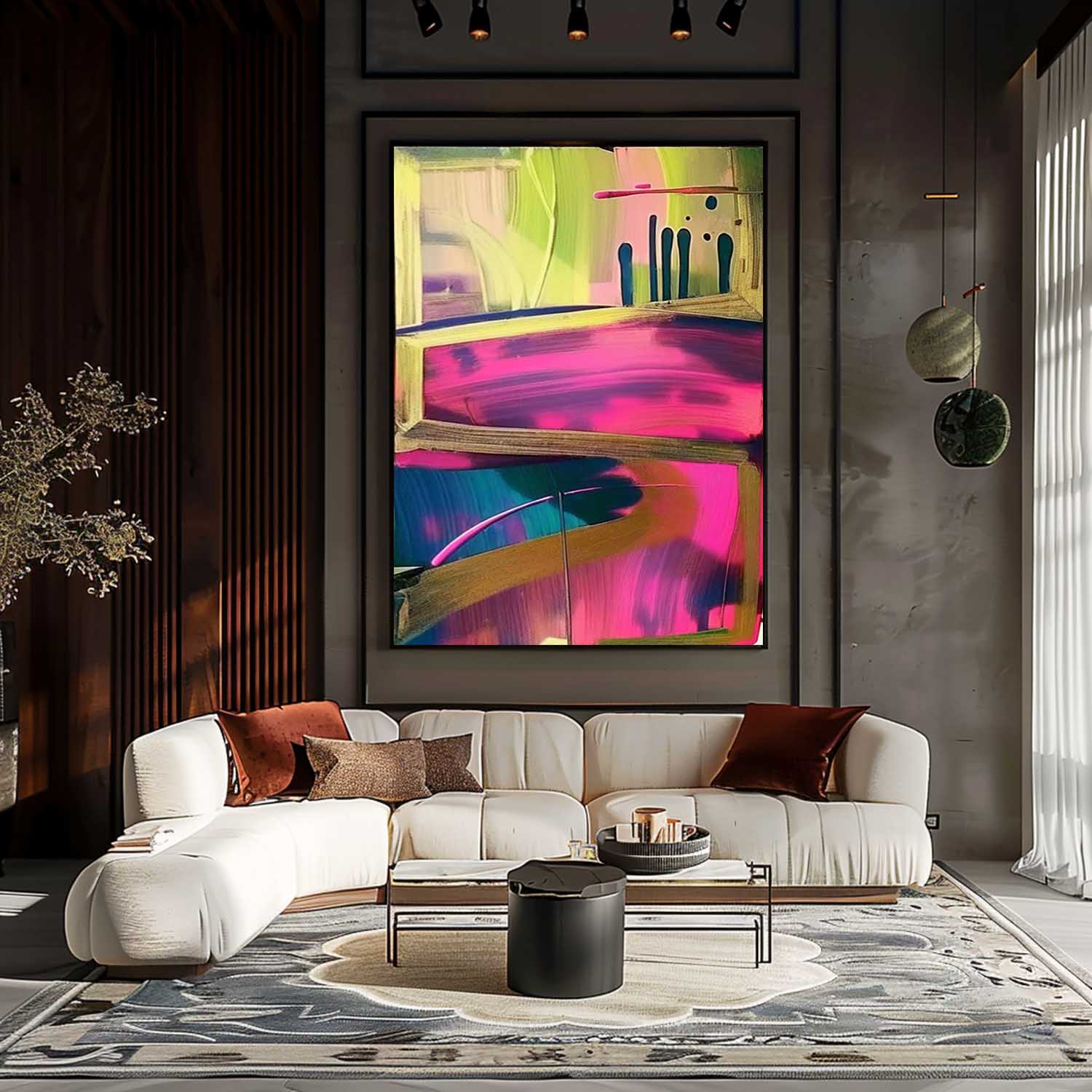 Colorful Abstract Art for Sale Colorful Textured Abstract Canvas Wall Art Colorful Abstract Oil Painting for Living Room