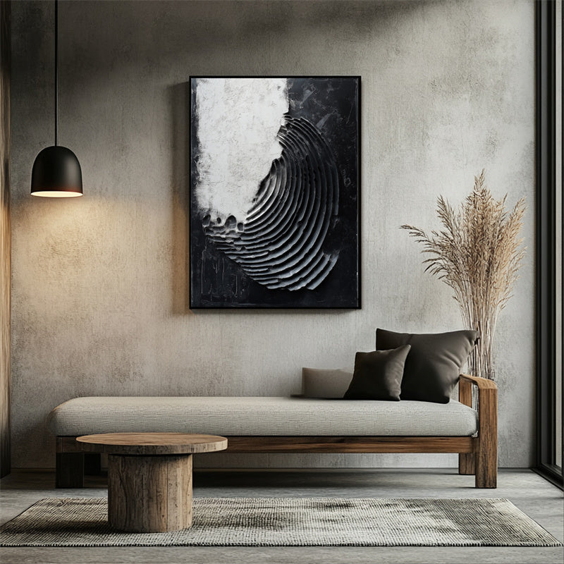 Monochrome Echoes Wall Art