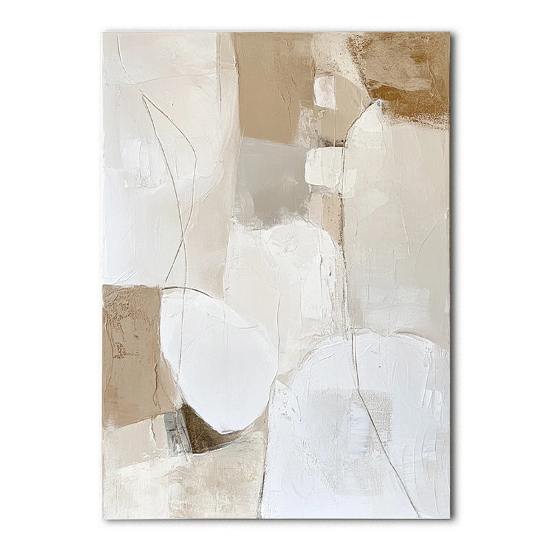 Golden Glow Abstract Canvas