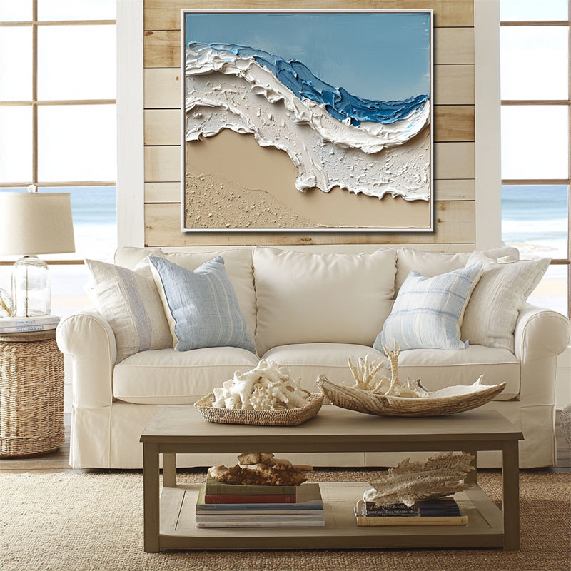 Ocean Serenity: Textured Waves-wp240398