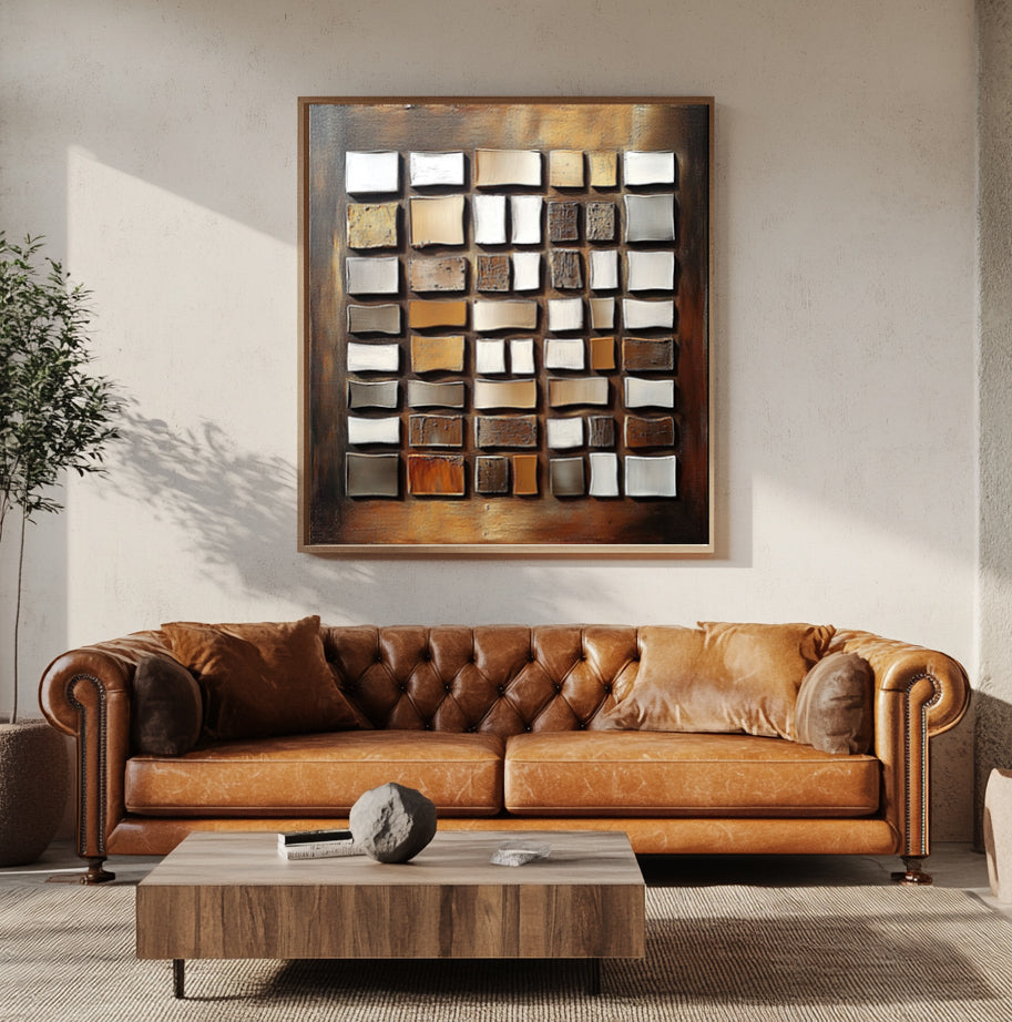 Rustic Geometric Texture Art-wp242008