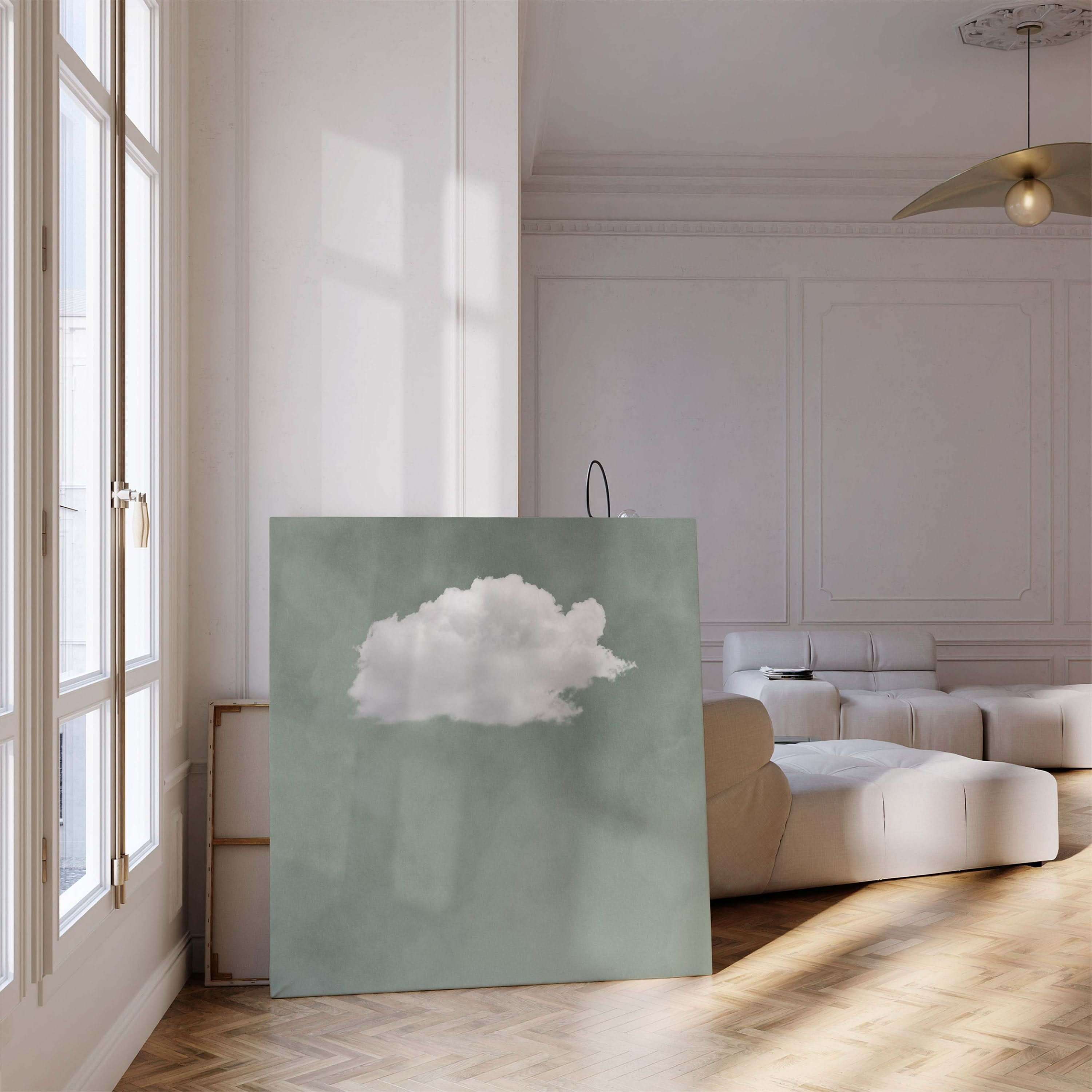 Serene Cloud: Modern Abstract Wall Art for Interiors #BBA 045