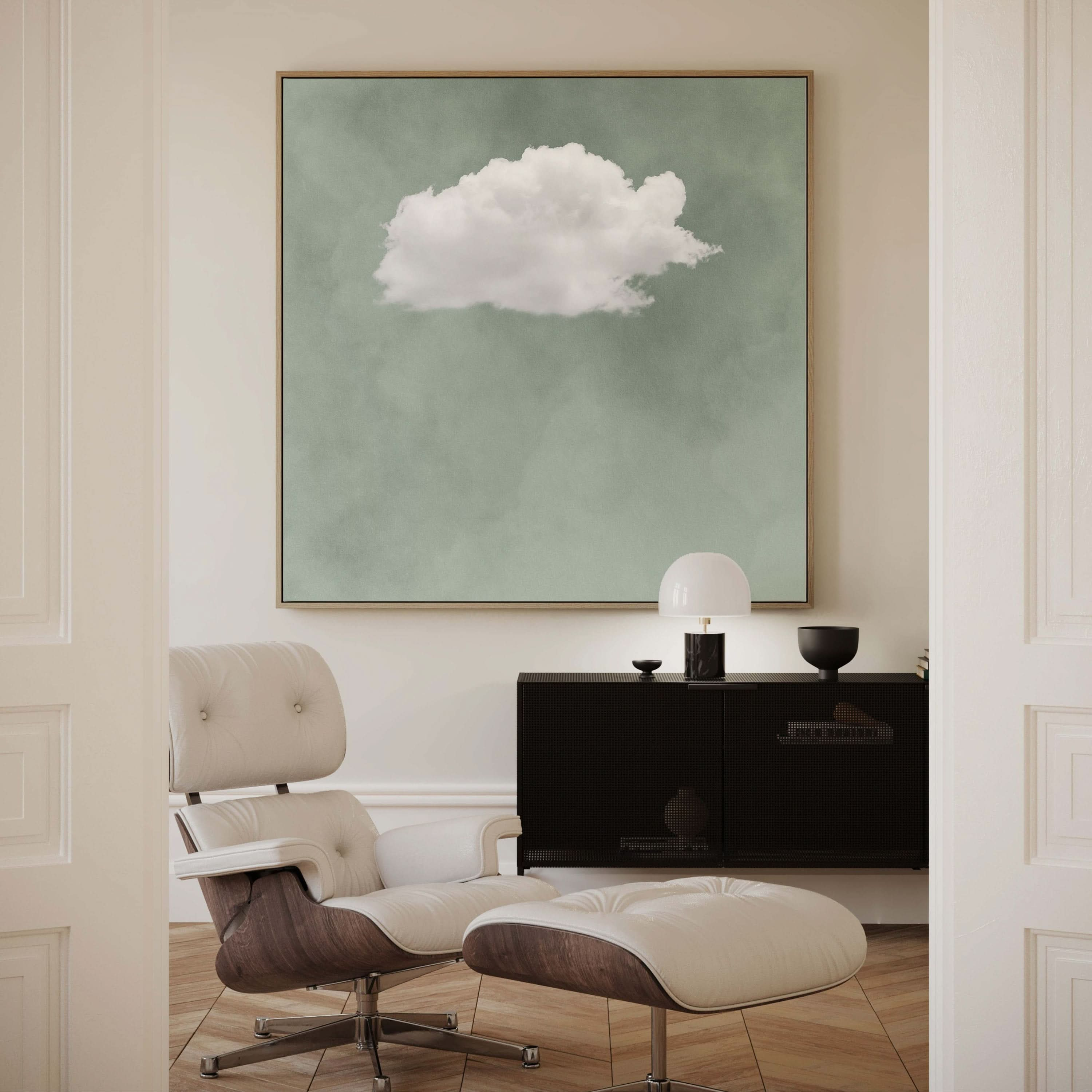 Serene Cloud: Modern Abstract Wall Art for Interiors #BBA 045