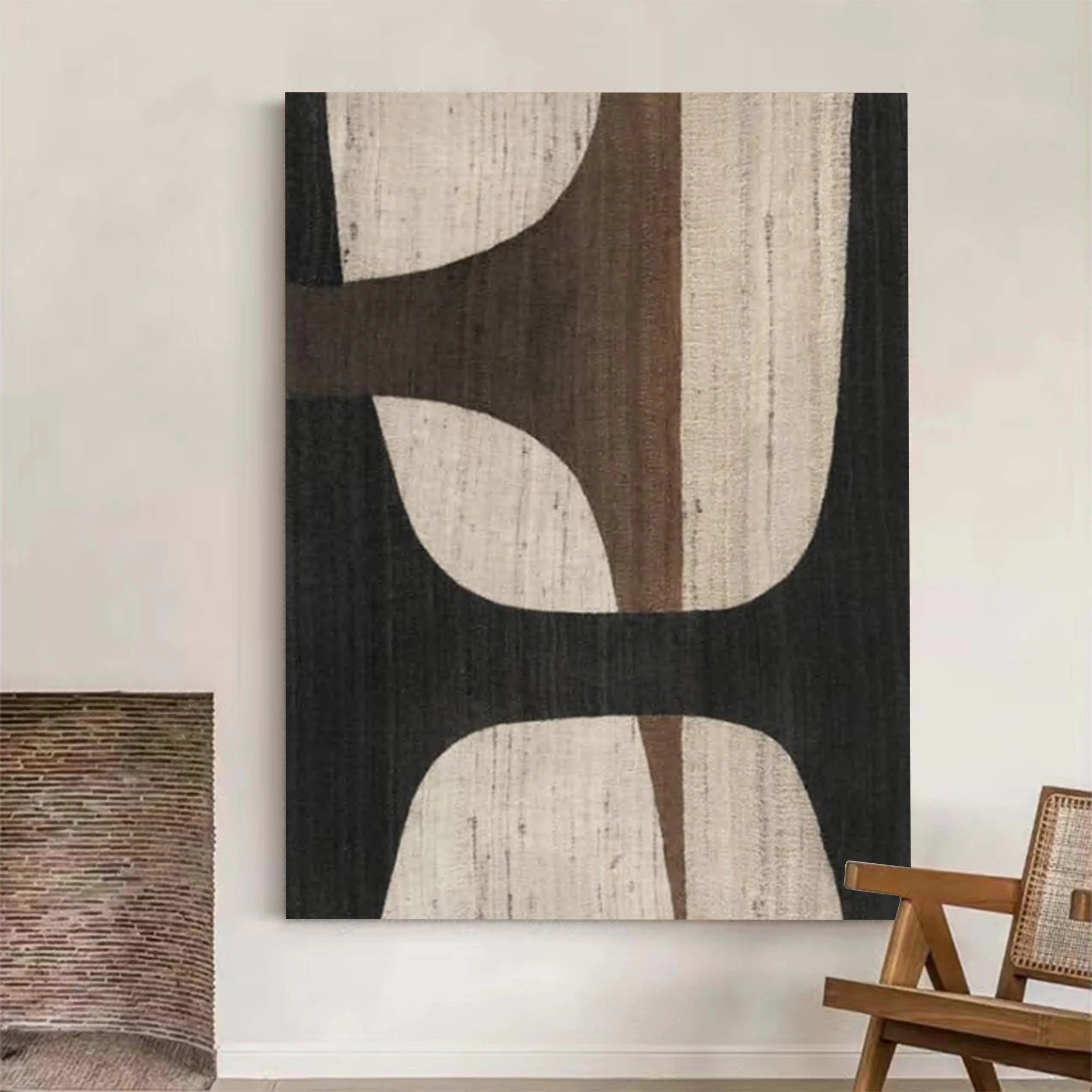 Earthy Elegance - Wabi Sabi Wall Art Abstract Art