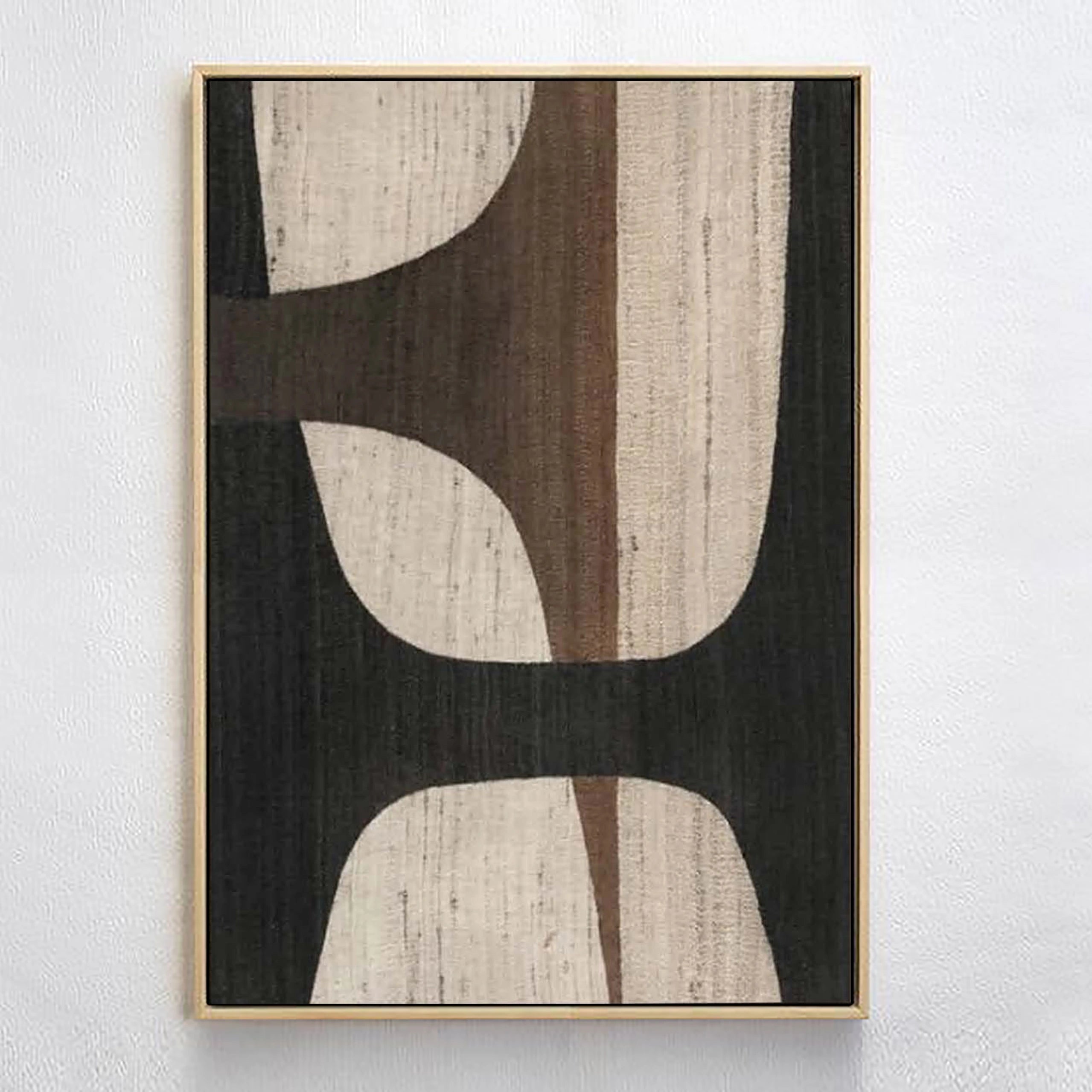 Earthy Elegance - Wabi Sabi Wall Art Abstract Art