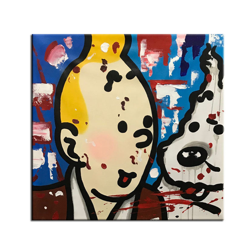 Tintin Pop Art Canvas