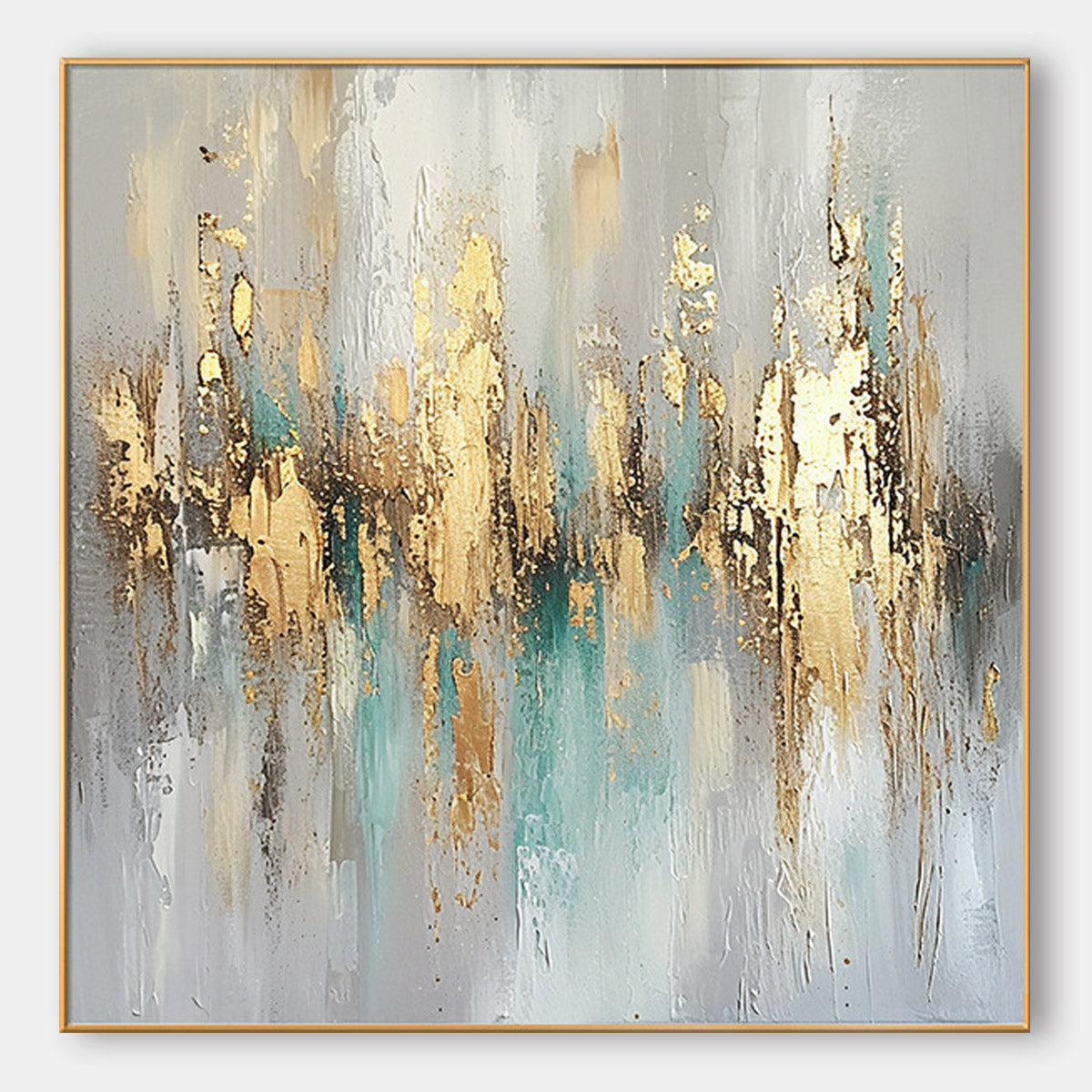 Wabi Sabi Wall Art Abstract Art - GOLDEN YEARS