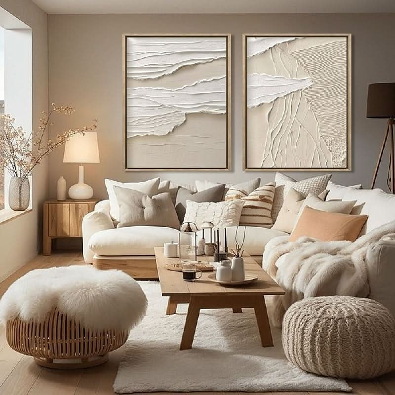 Wabi-Sabi Layers: Beige Serenity