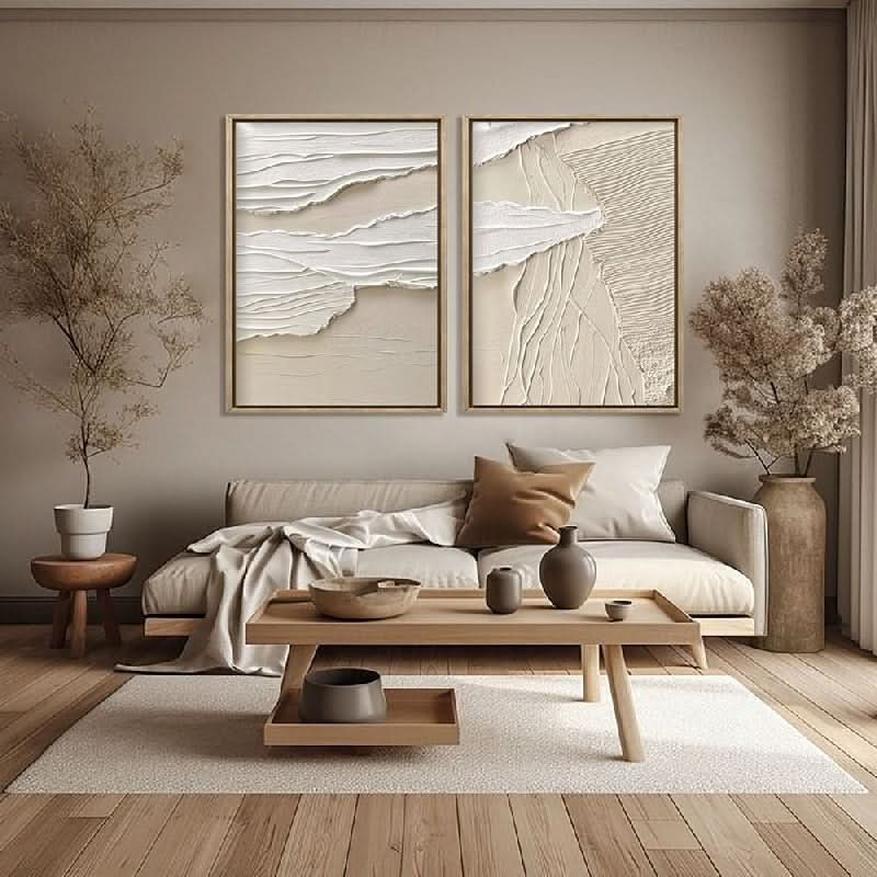 Wabi-Sabi Layers: Beige Serenity