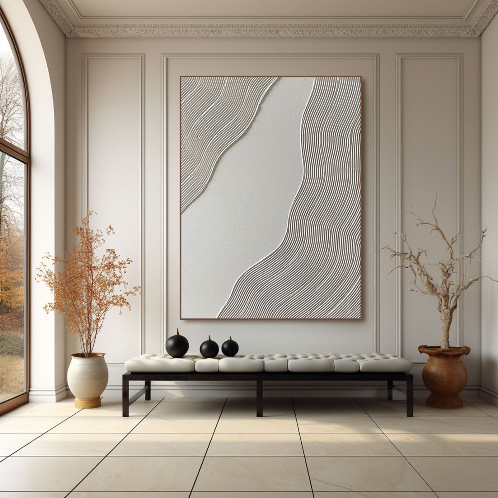 Plaster Painting "Streamline" - MasterGallery