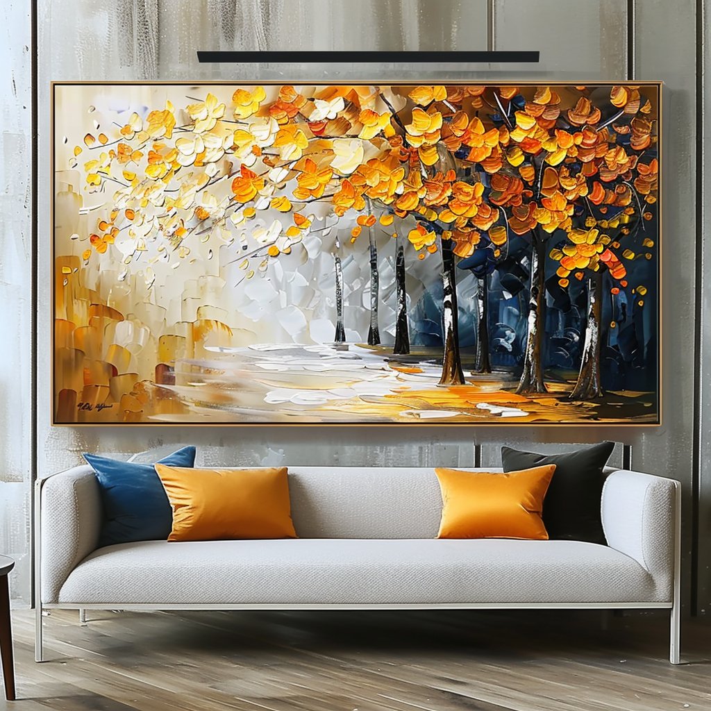 Plaster Wall Art "Golden Harmony" - MasterGallery