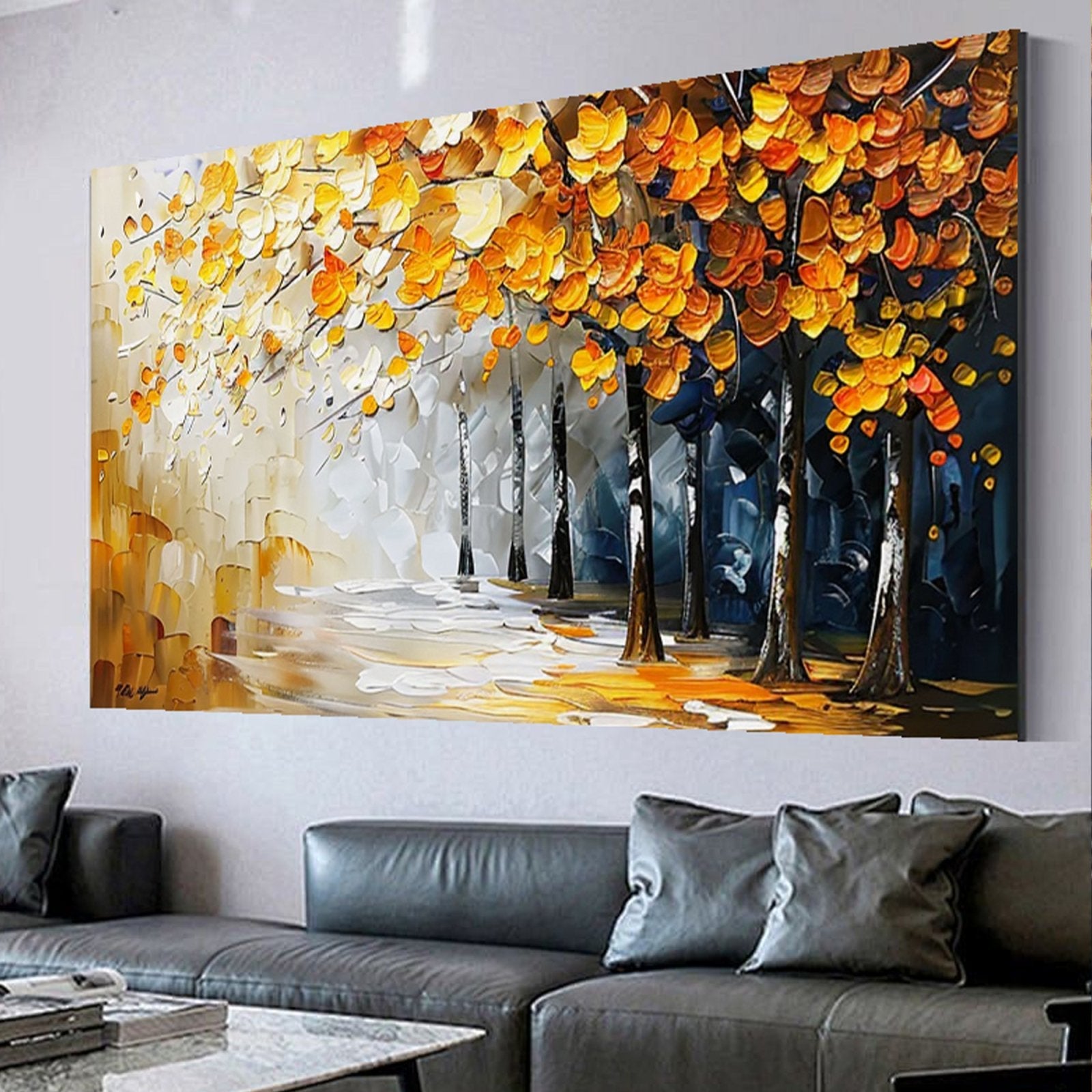 Plaster Wall Art "Golden Harmony" - MasterGallery