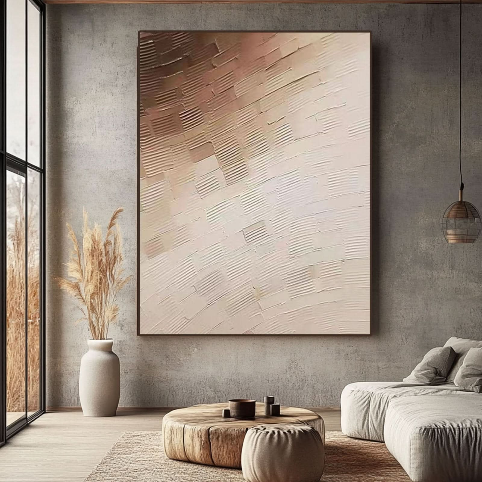 Wabi Sabi Painting "Harmonie des Formes" - nukeart