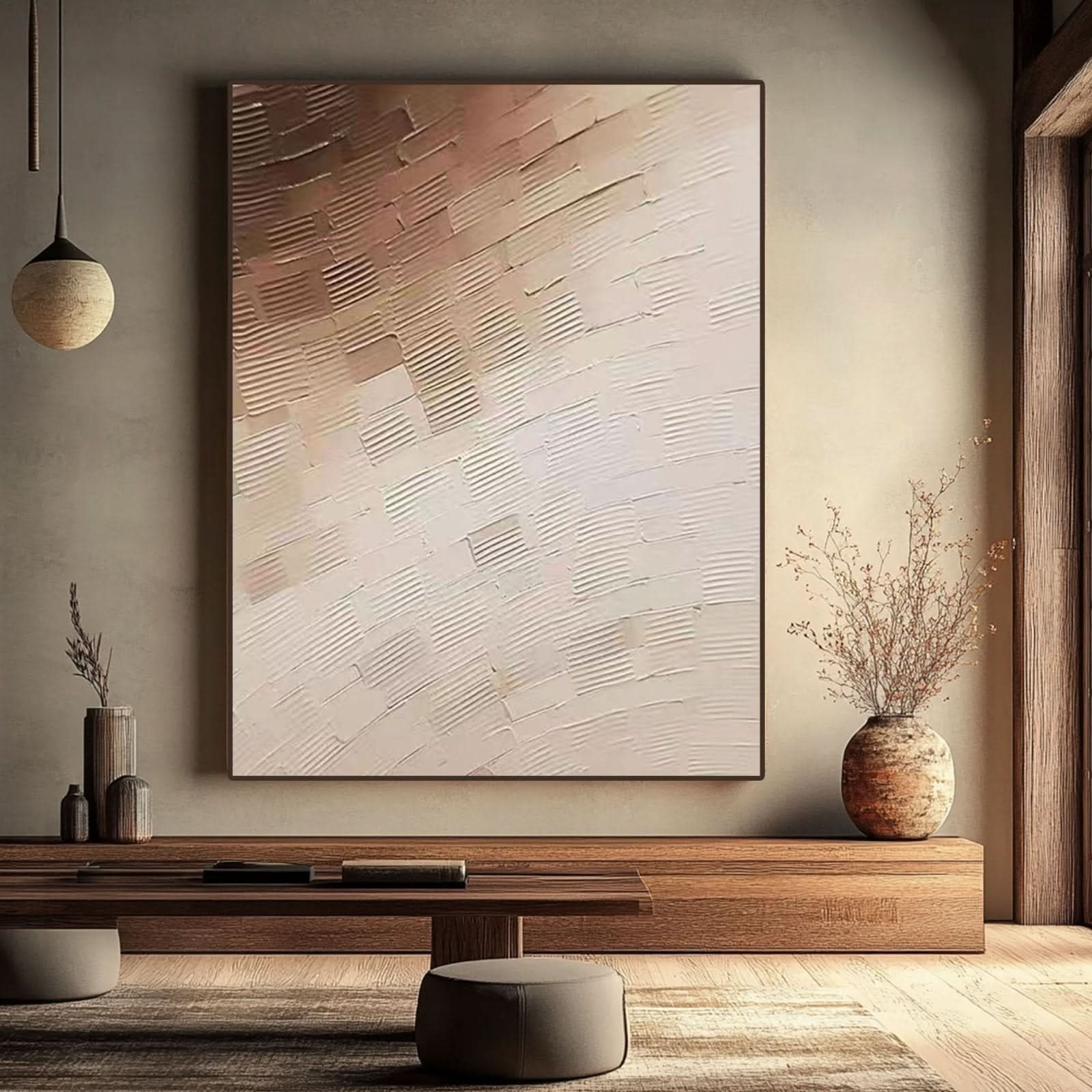 Wabi Sabi Painting "Harmonie des Formes" - nukeart