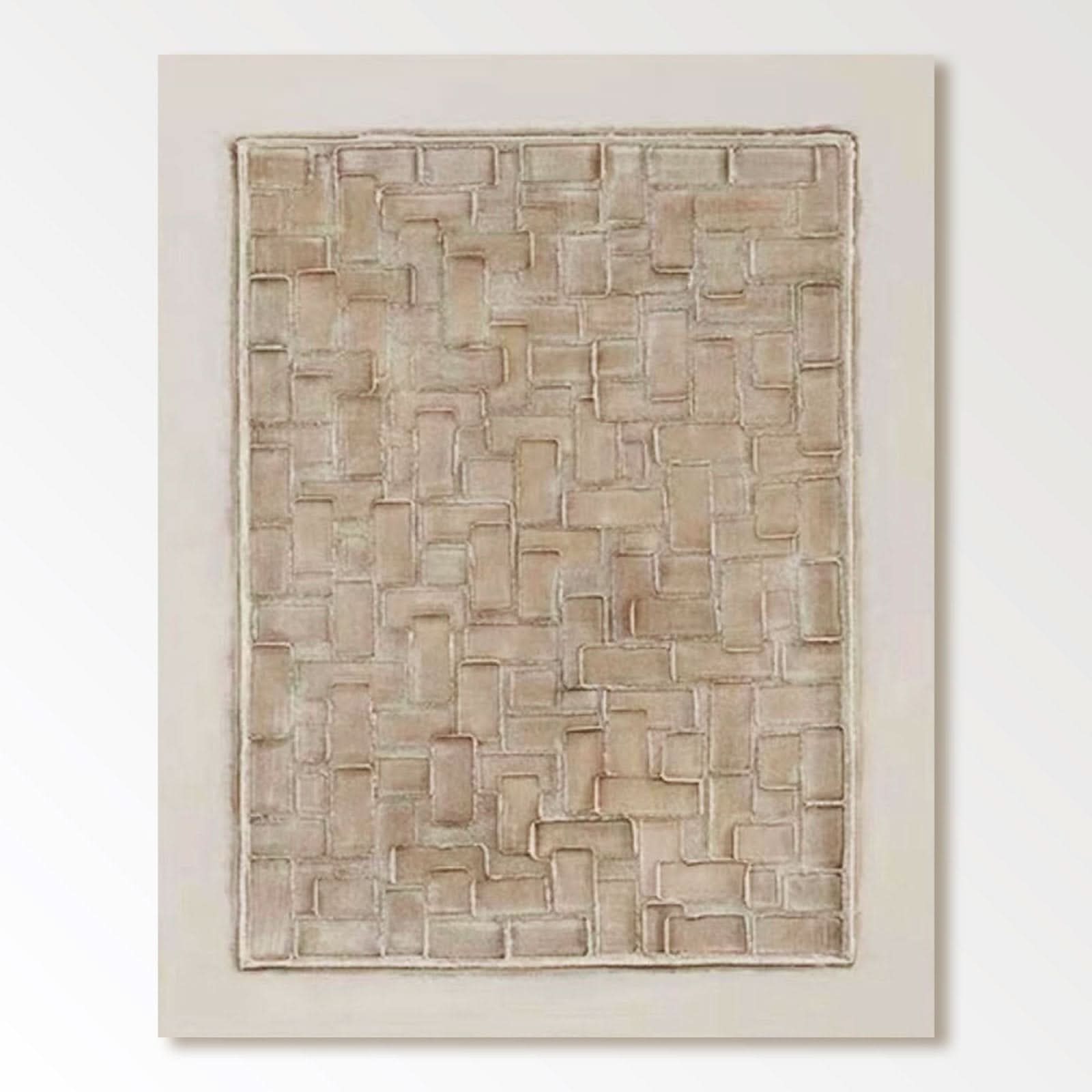 Wabi Sabi Painting "Labyrinth" - nukeart