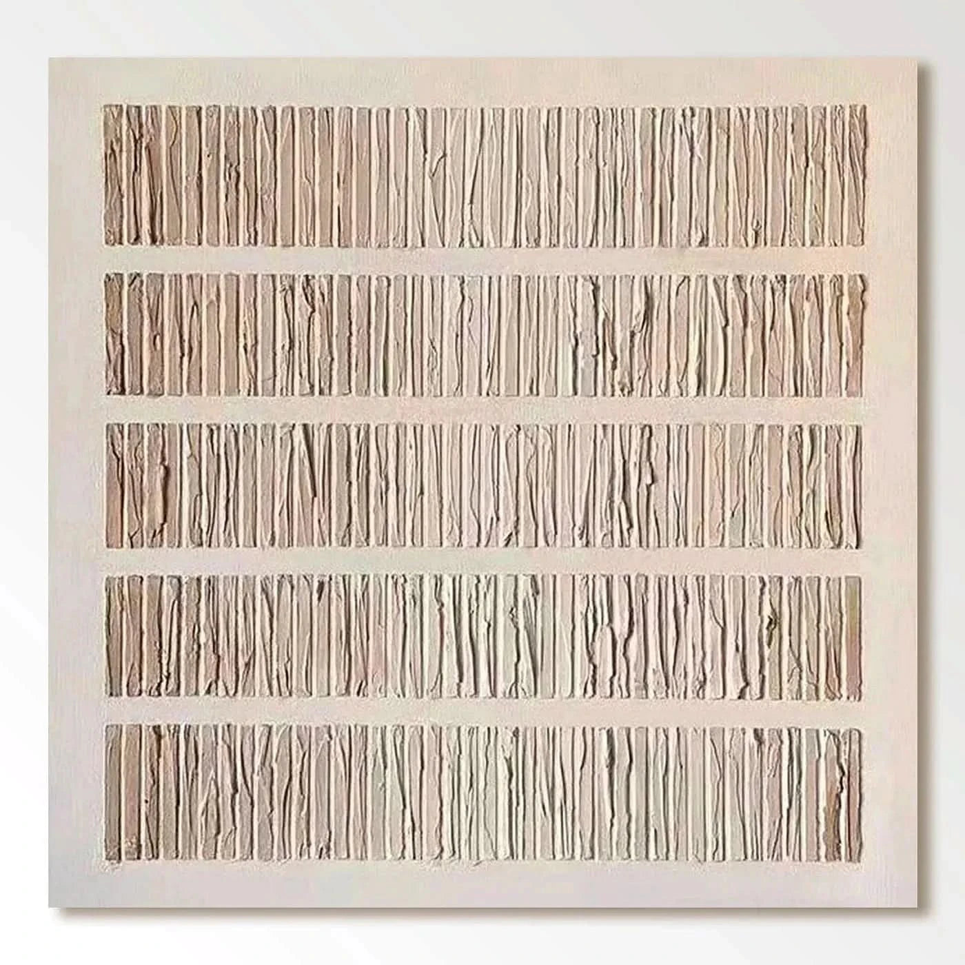 Wabi Sabi Painting "Whispered Lines" - nukeart