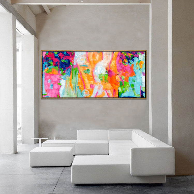 Handmade canvas painting,Oil painting canvas abstract