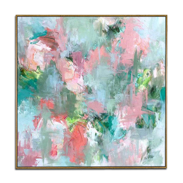 Large Canvas Art Abstract Original Paintings Colorful Paintings Contemporary Acrylic Paintings On Canvas | Scattered and fled