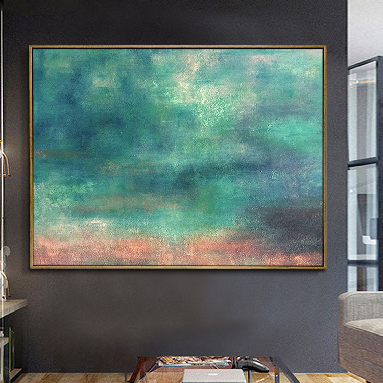 A Gloomy Sky - Handmade Canvas Landscape Oil Painting Abstract Modern Art