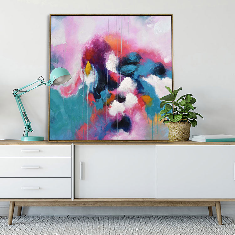 Extra Large Hand Made Art Original Art Painting Bedroom Abstract Acrylic Painting | Challenging Destiny