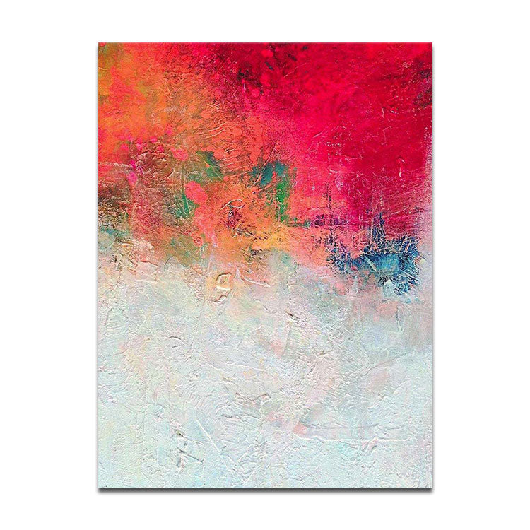 Abstract oil painting hand painted,Abstract painting for living room | Burning