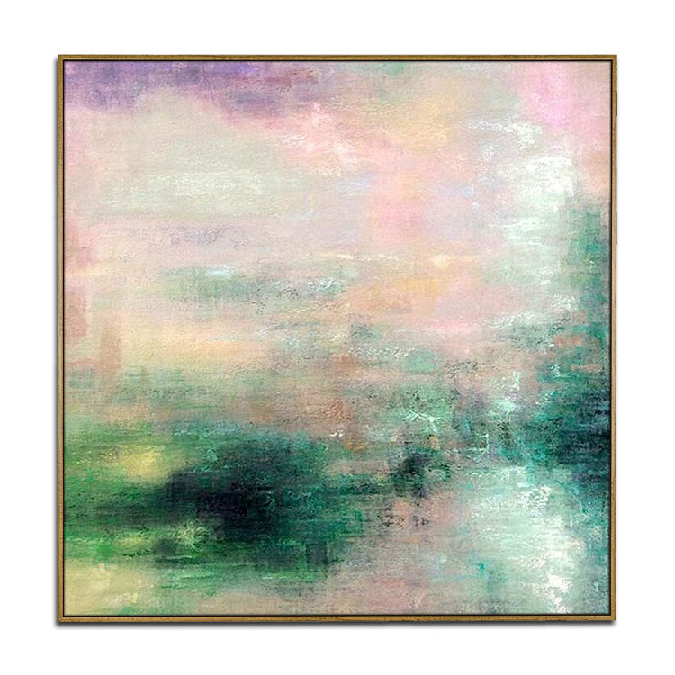 Large Canvas Art Abstract Original Paintings Beige Paintings Contemporary Acrylic Paintings On Canvas | Alluring abyss