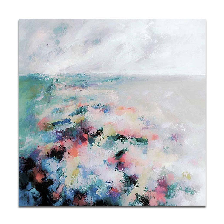 Large Modern Painting Wall Art Canvas Original Oil Painting Landscape Large Painting Canvas | The breath of spring