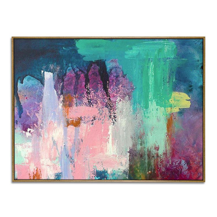 Colorful Contemporary Abstract Painting Original Canvas Art