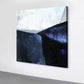 Modern Paintings Large Hand Painted Oil Painting Extra Large Painting Modern Blue Painting White Painting Black Art Canvas | The valley in the moonlight