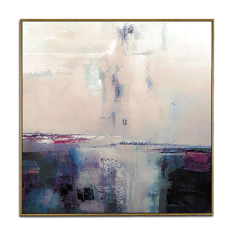 Large Abstract Oversized Landscape Painting Colorful Abstract Painting | Dust storms