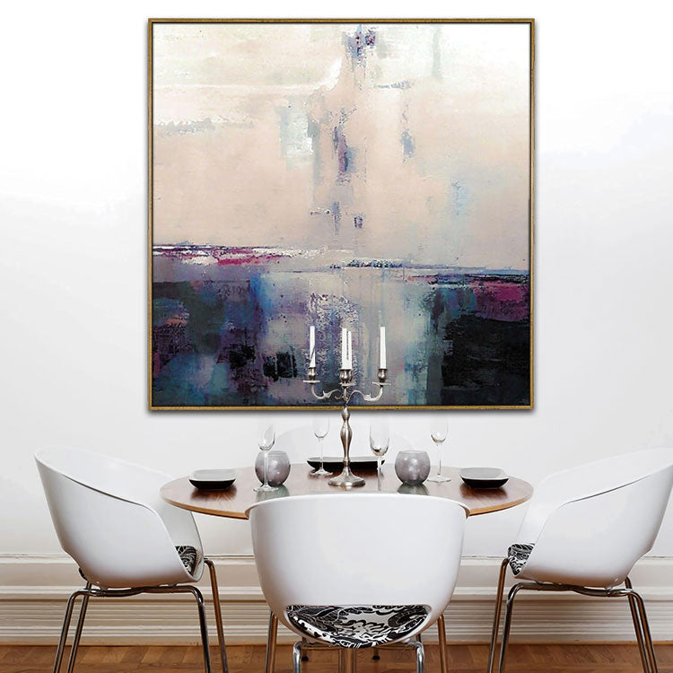 Large Abstract Oversized Landscape Painting Colorful Abstract Painting | Dust storms