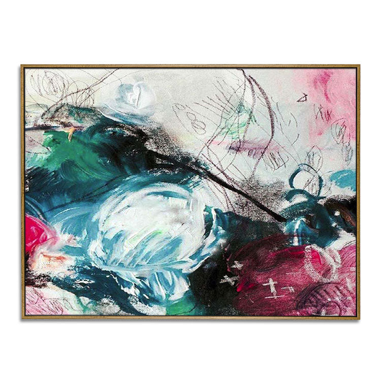 Canvas Extra Large Fine Art Abstract Colorful Wall Art Acrylic Painting Canvas Art Contemporary Art Living Room Wall Art | JOLT